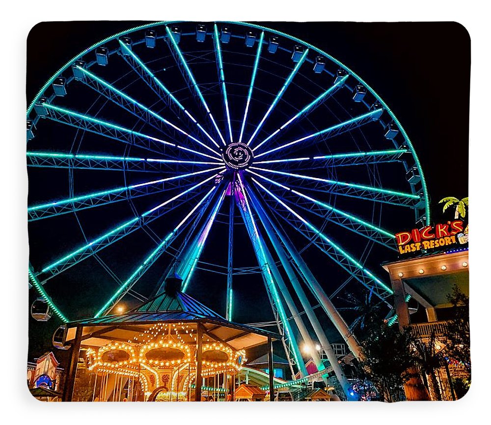 The Island Wheel Color - Blanket
