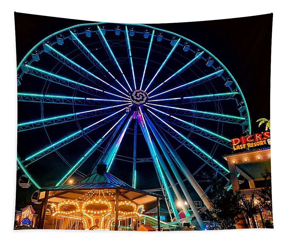 The Island Wheel Color - Tapestry