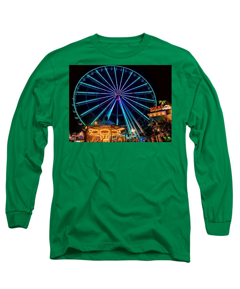 The Island Wheel Color - Long Sleeve T-Shirt
