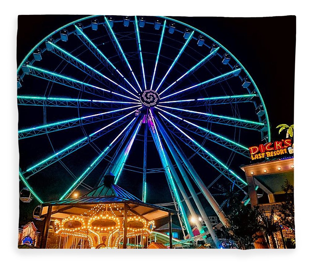 The Island Wheel Color - Blanket
