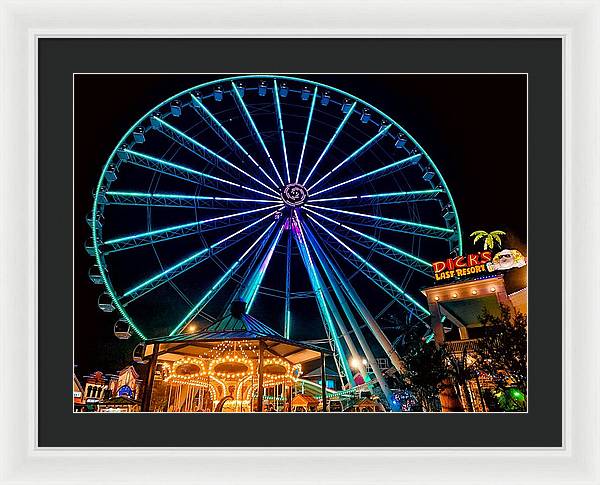 The Island Wheel Color - Framed Print