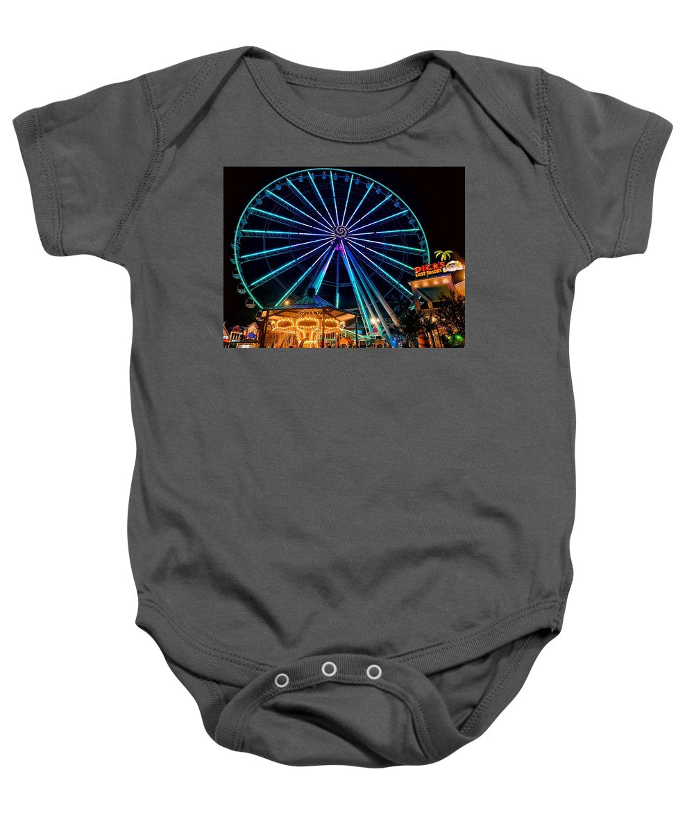 The Island Wheel Color - Baby Onesie