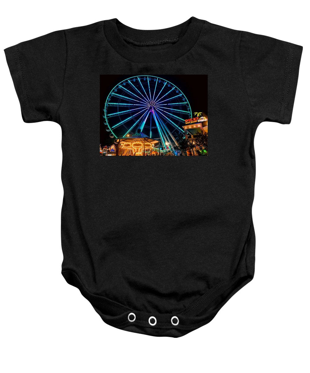 The Island Wheel Color - Baby Onesie
