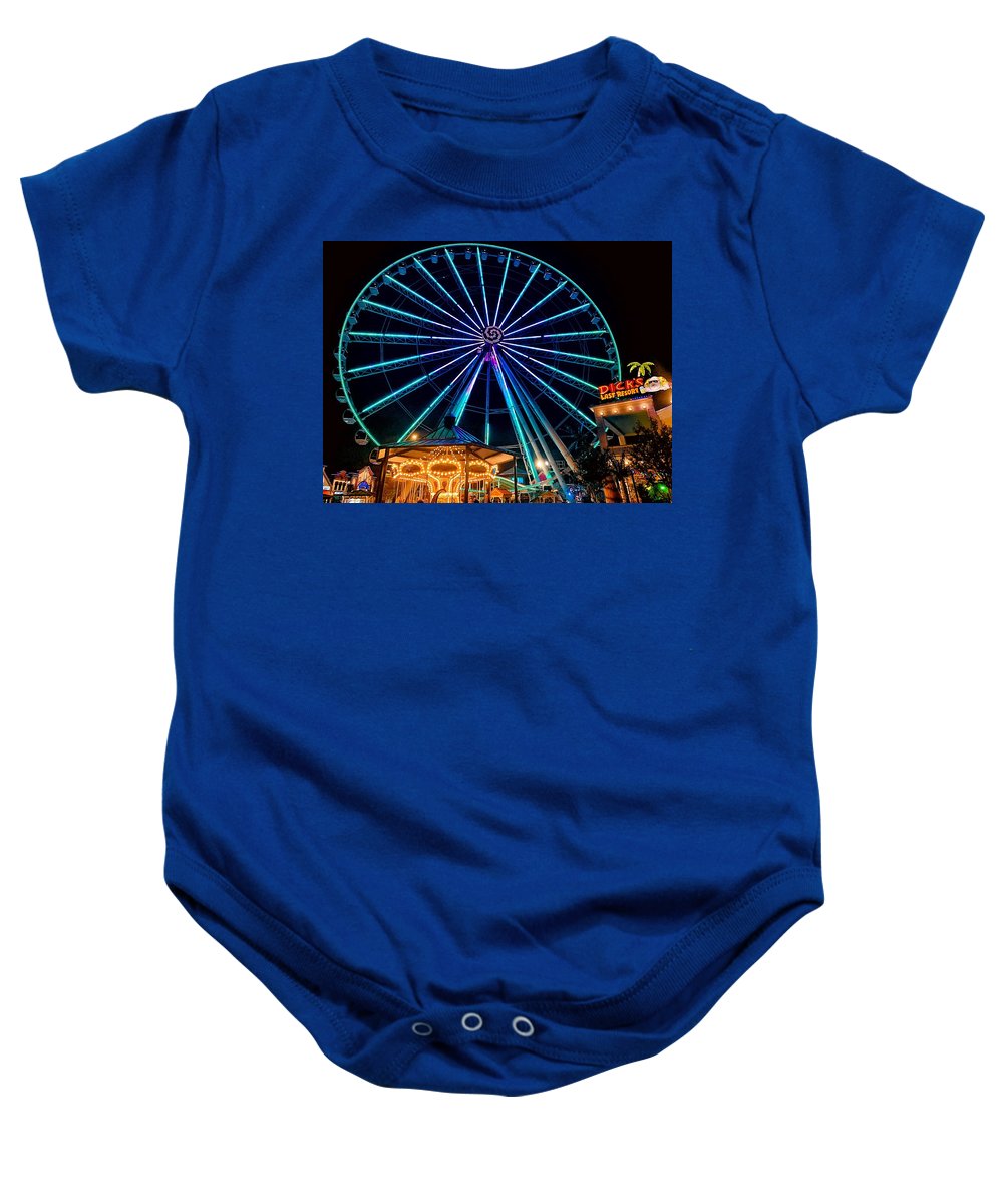 The Island Wheel Color - Baby Onesie