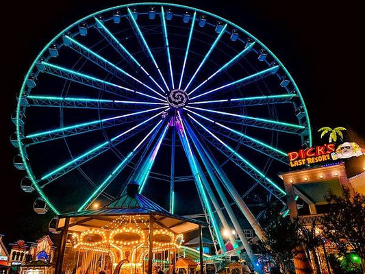 The Island Wheel Color - Art Print