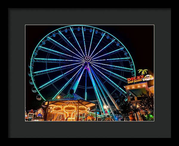 The Island Wheel Color - Framed Print
