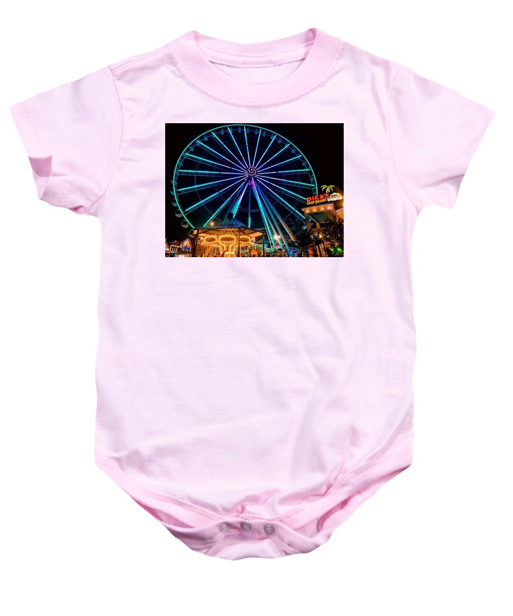 The Island Wheel Color - Baby Onesie
