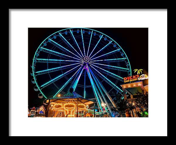 The Island Wheel Color - Framed Print