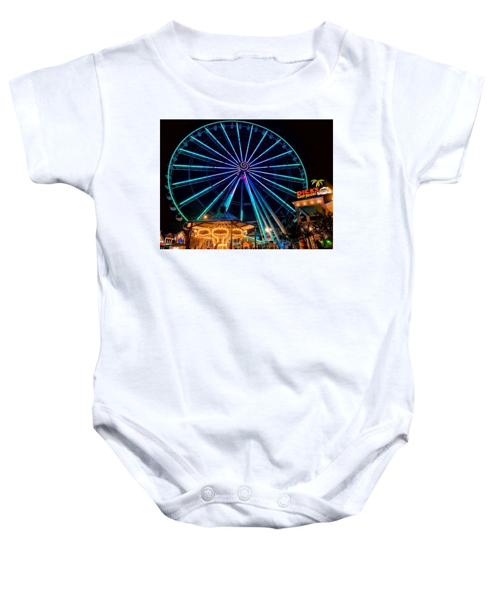 The Island Wheel Color - Baby Onesie