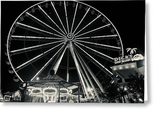 The Island Wheel - Greeting Card