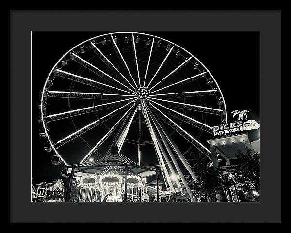 The Island Wheel - Framed Print