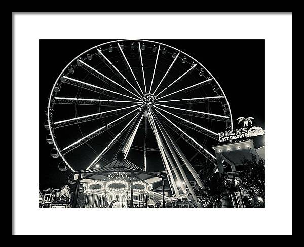 The Island Wheel - Framed Print