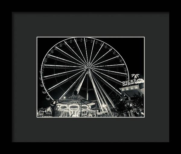 The Island Wheel - Framed Print