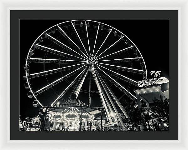 The Island Wheel - Framed Print