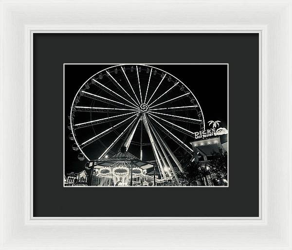 The Island Wheel - Framed Print