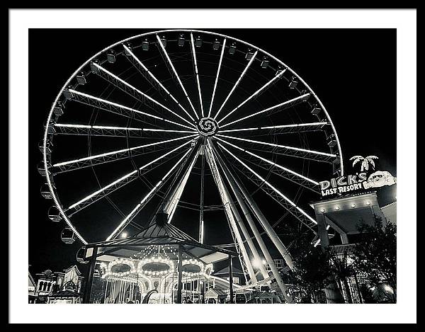 The Island Wheel - Framed Print