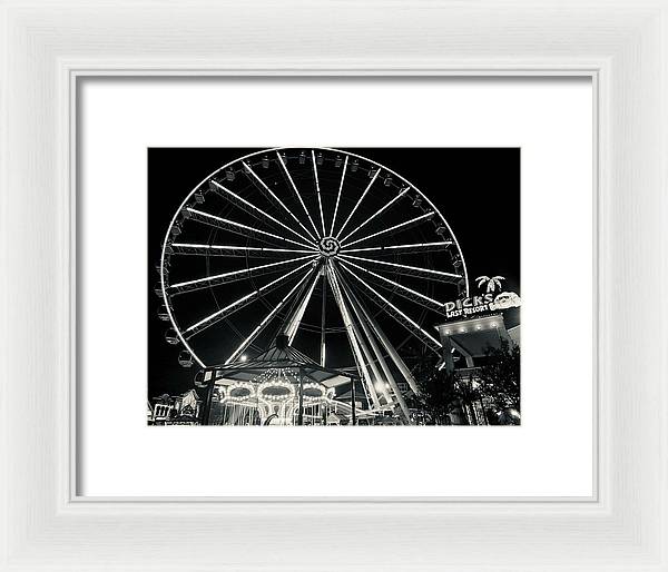 The Island Wheel - Framed Print