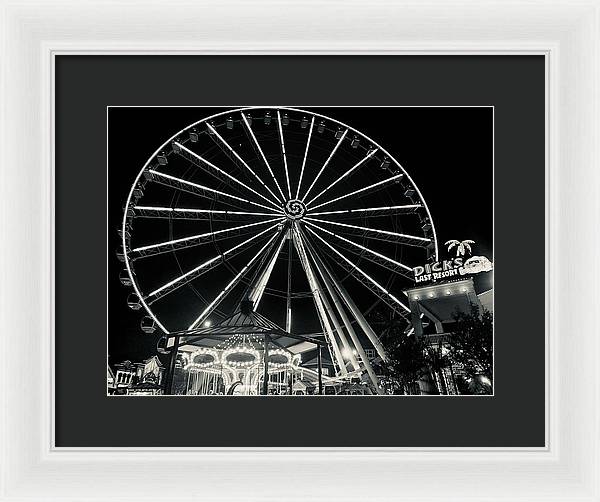 The Island Wheel - Framed Print