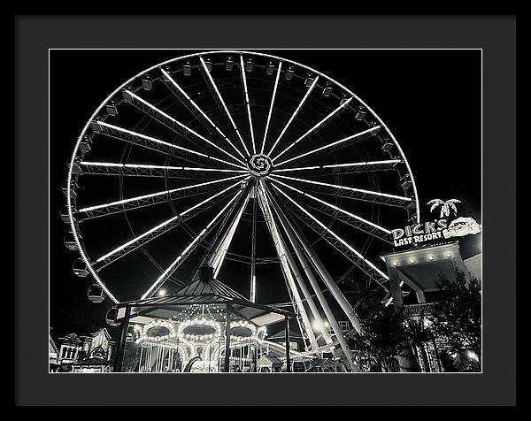 The Island Wheel - Framed Print