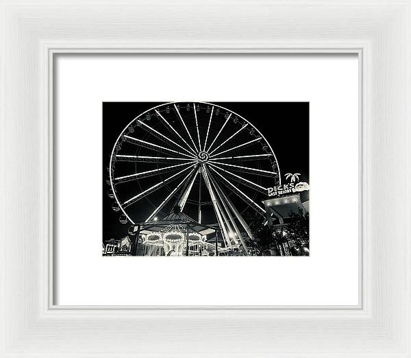 The Island Wheel - Framed Print