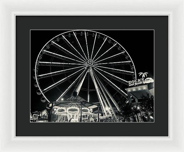 The Island Wheel - Framed Print