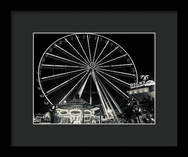 The Island Wheel - Framed Print