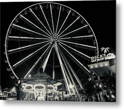 The Island Wheel - Metal Print