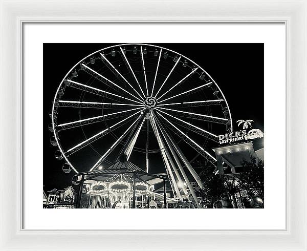 The Island Wheel - Framed Print