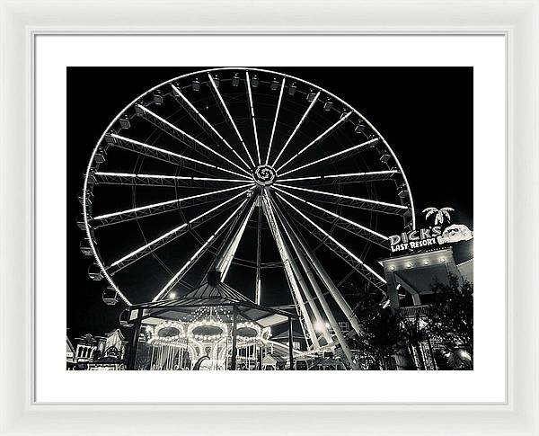 The Island Wheel - Framed Print