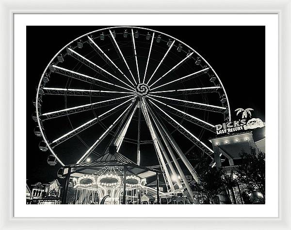 The Island Wheel - Framed Print