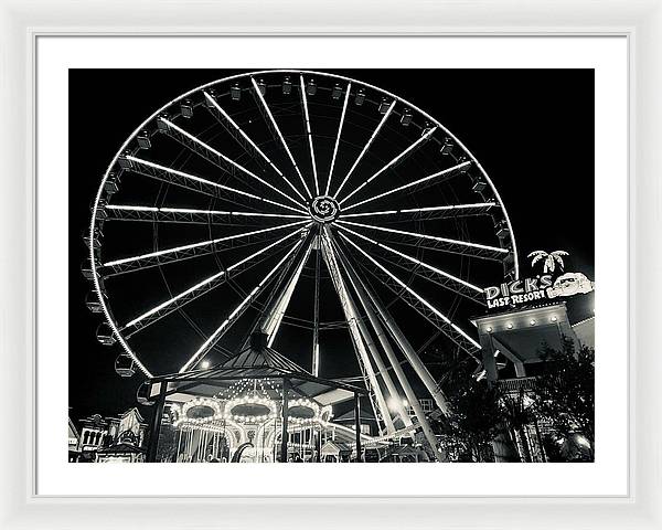 The Island Wheel - Framed Print