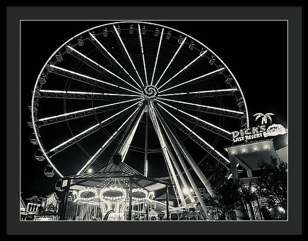 The Island Wheel - Framed Print