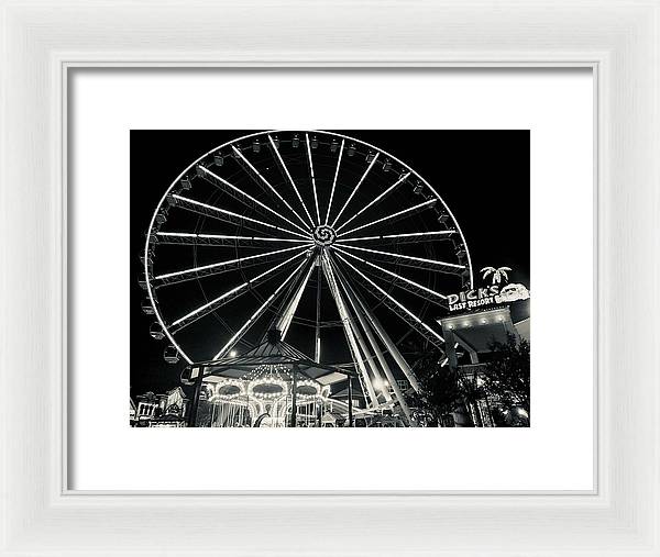 The Island Wheel - Framed Print