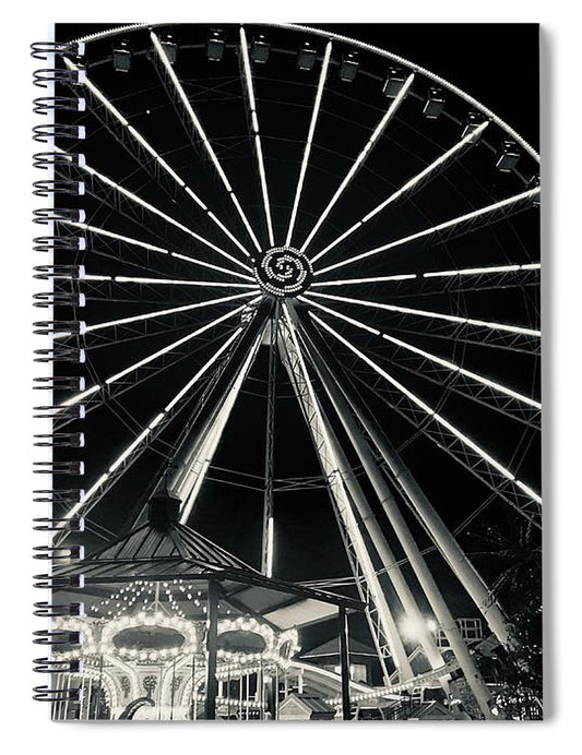 The Island Wheel - Spiral Notebook