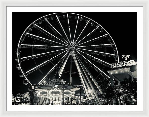 The Island Wheel - Framed Print