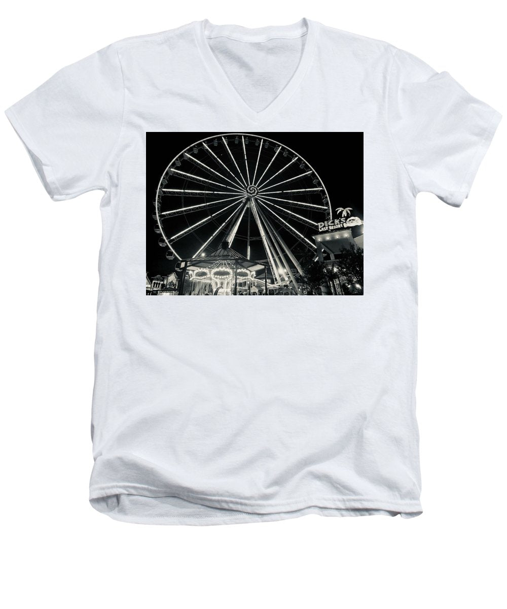 The Island Wheel - Men's V-Neck T-Shirt