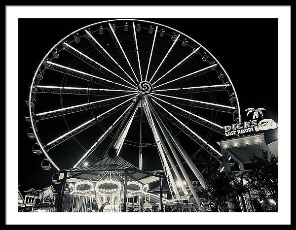 The Island Wheel - Framed Print