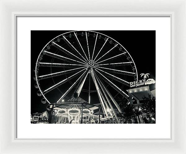 The Island Wheel - Framed Print