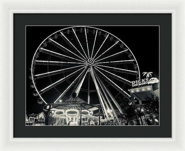 The Island Wheel - Framed Print