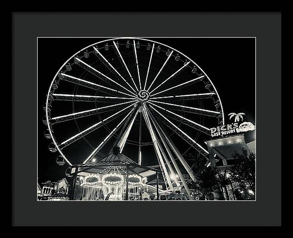 The Island Wheel - Framed Print