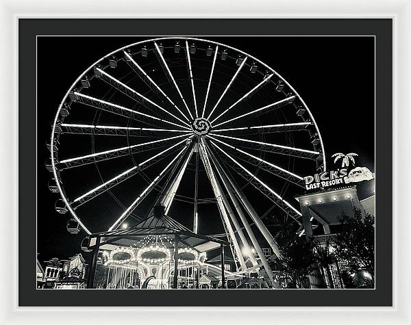 The Island Wheel - Framed Print