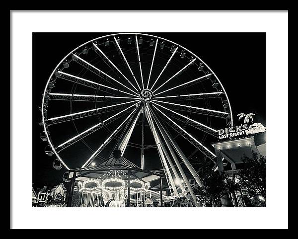 The Island Wheel - Framed Print