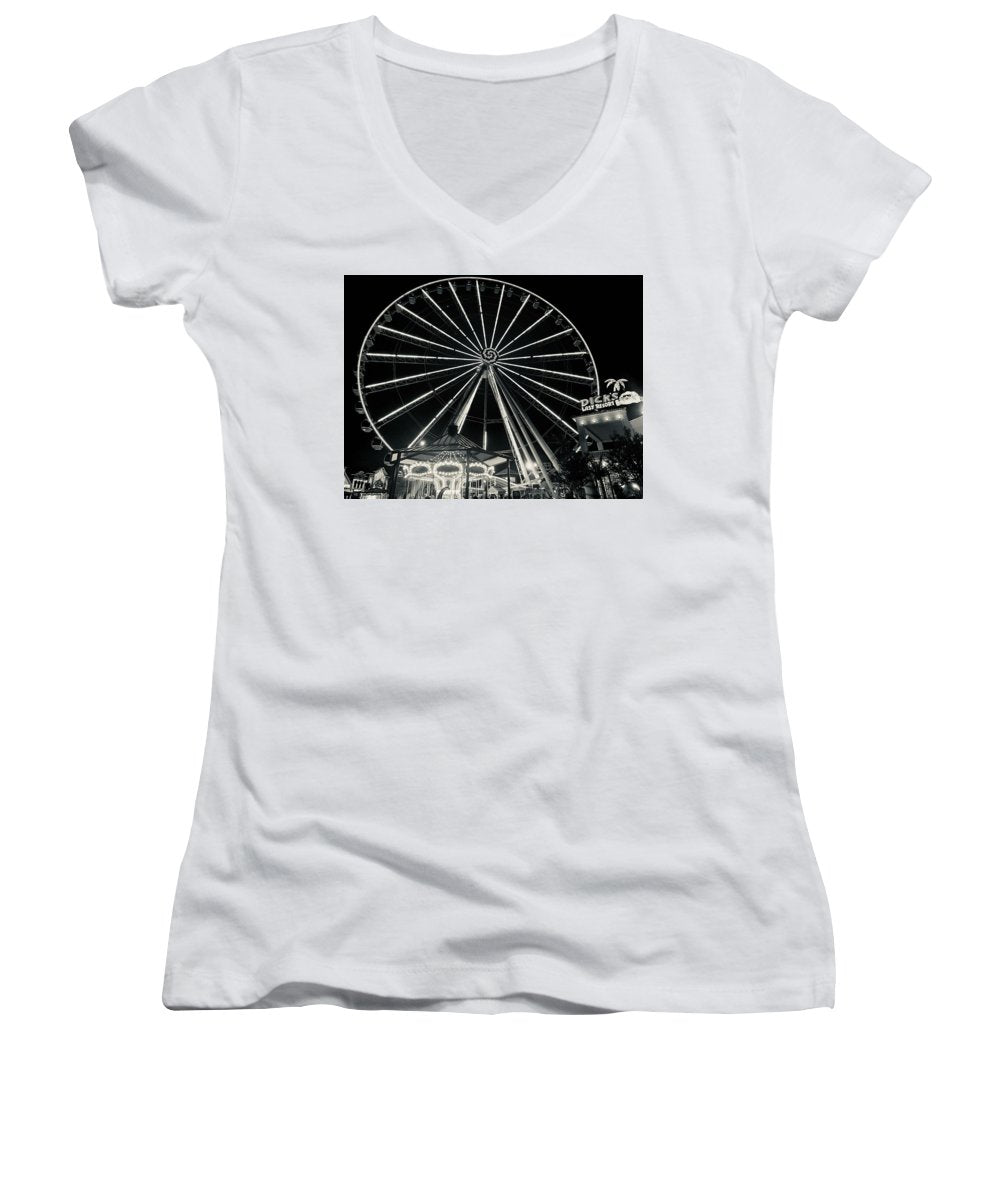 The Island Wheel - Women's V-Neck