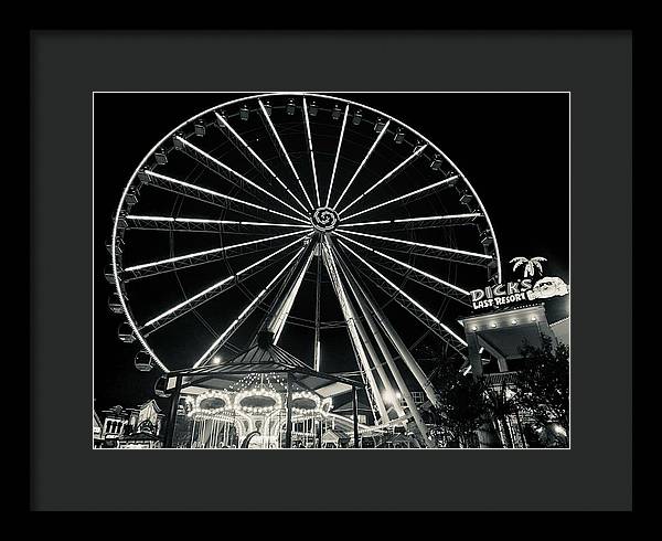 The Island Wheel - Framed Print