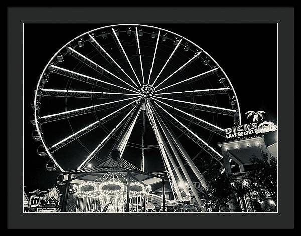 The Island Wheel - Framed Print