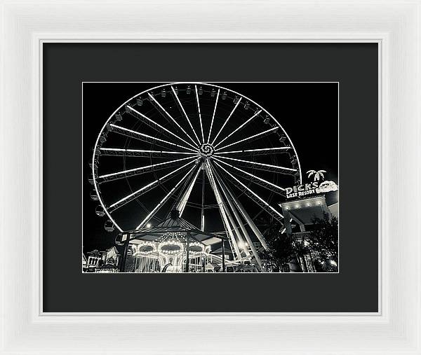 The Island Wheel - Framed Print