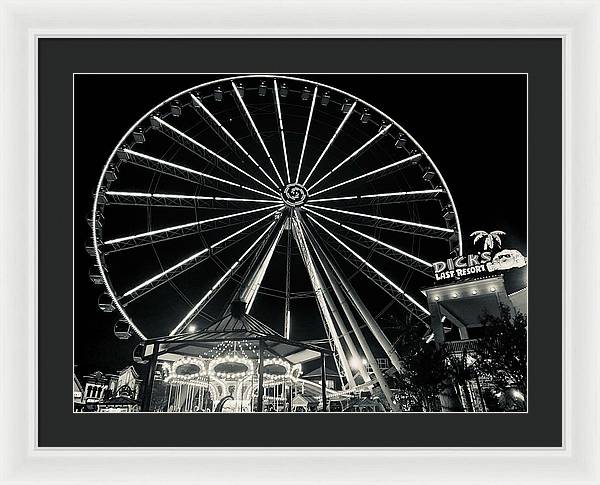 The Island Wheel - Framed Print