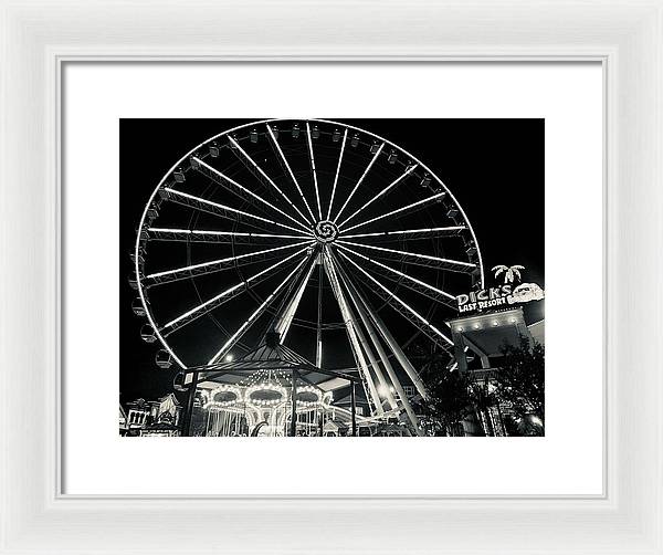 The Island Wheel - Framed Print