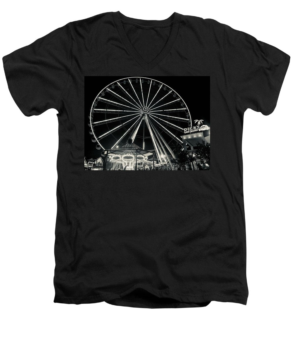 The Island Wheel - Men's V-Neck T-Shirt