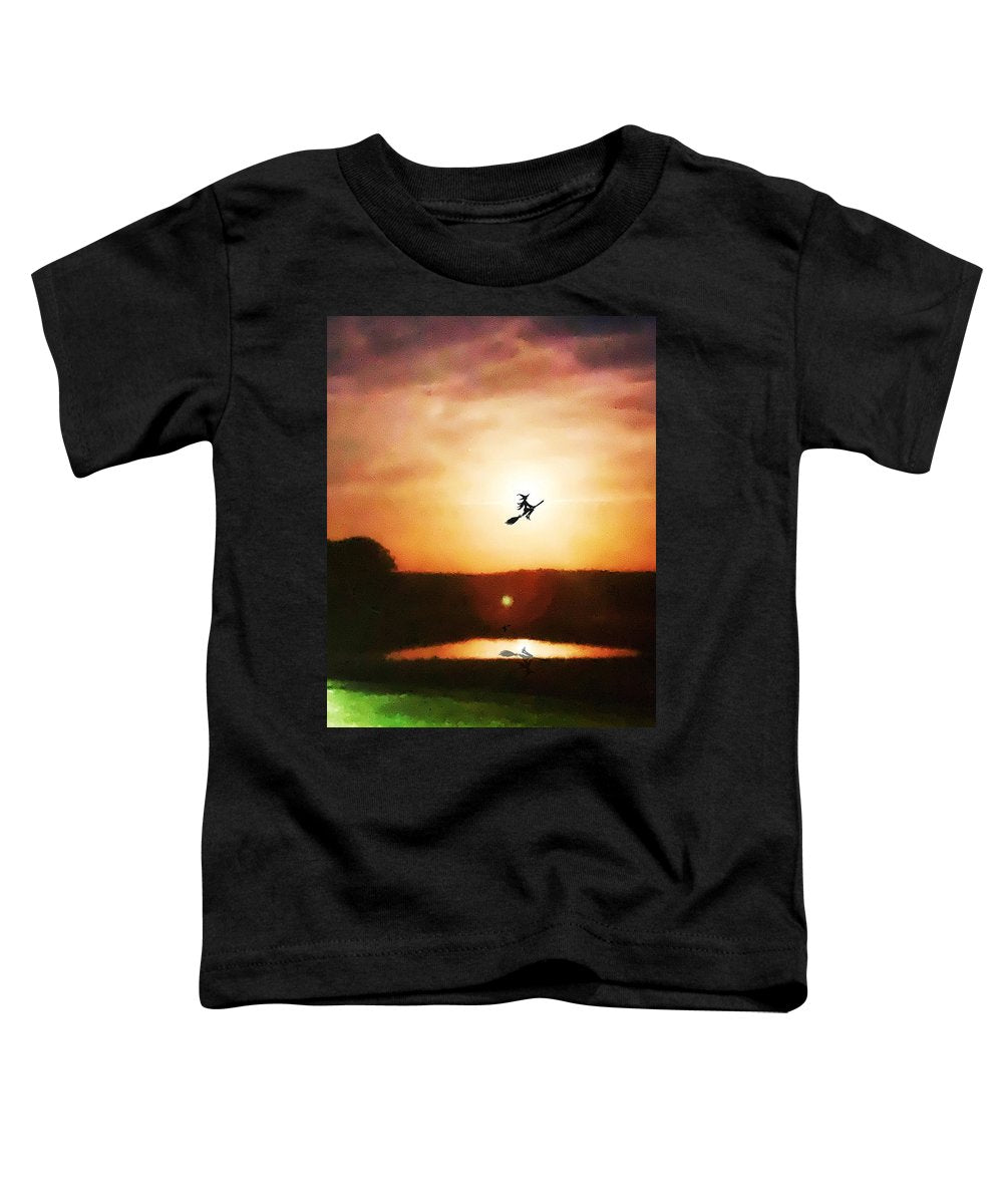 Traveling By Moonlight - Toddler T-Shirt